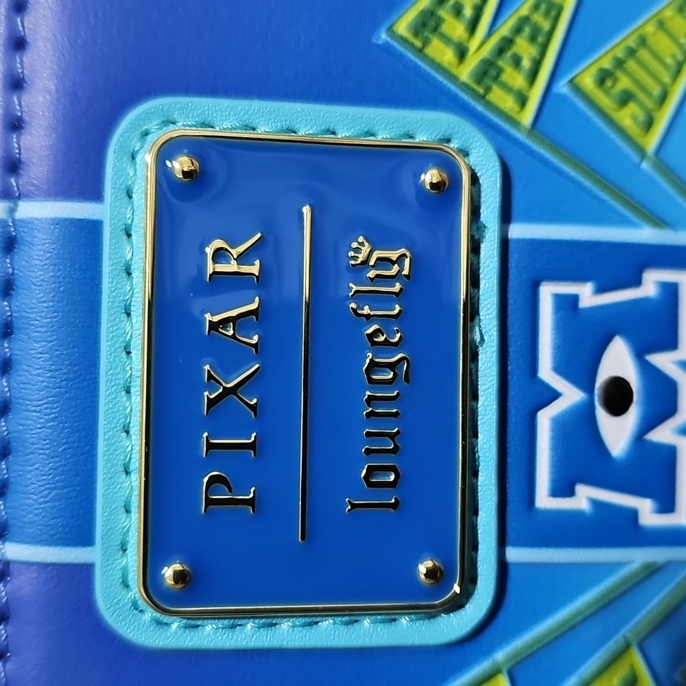 Loungefly x Pixar Monsters University Blue Zip Wallet. Tags removed -never used - Picture 6 of 8